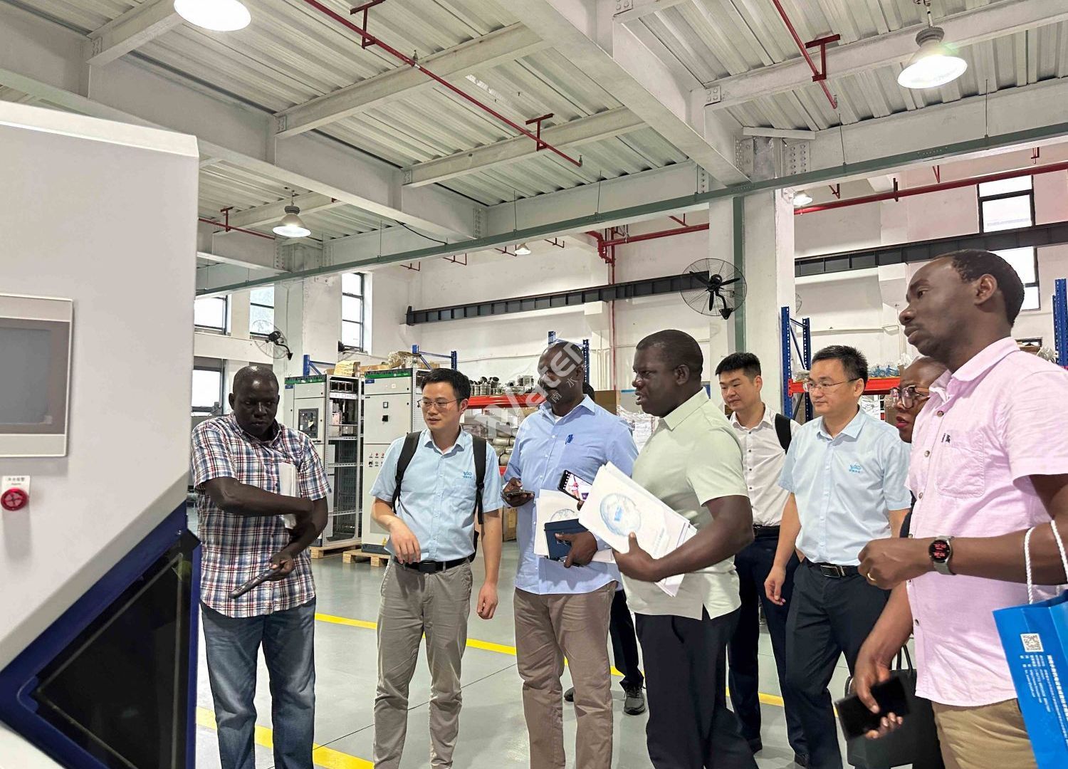 某國(guó)水部官員來(lái)我司考察參觀